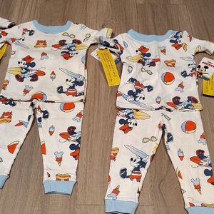 Disney Mickey Mouse Toddler Pajama Set Sold Each